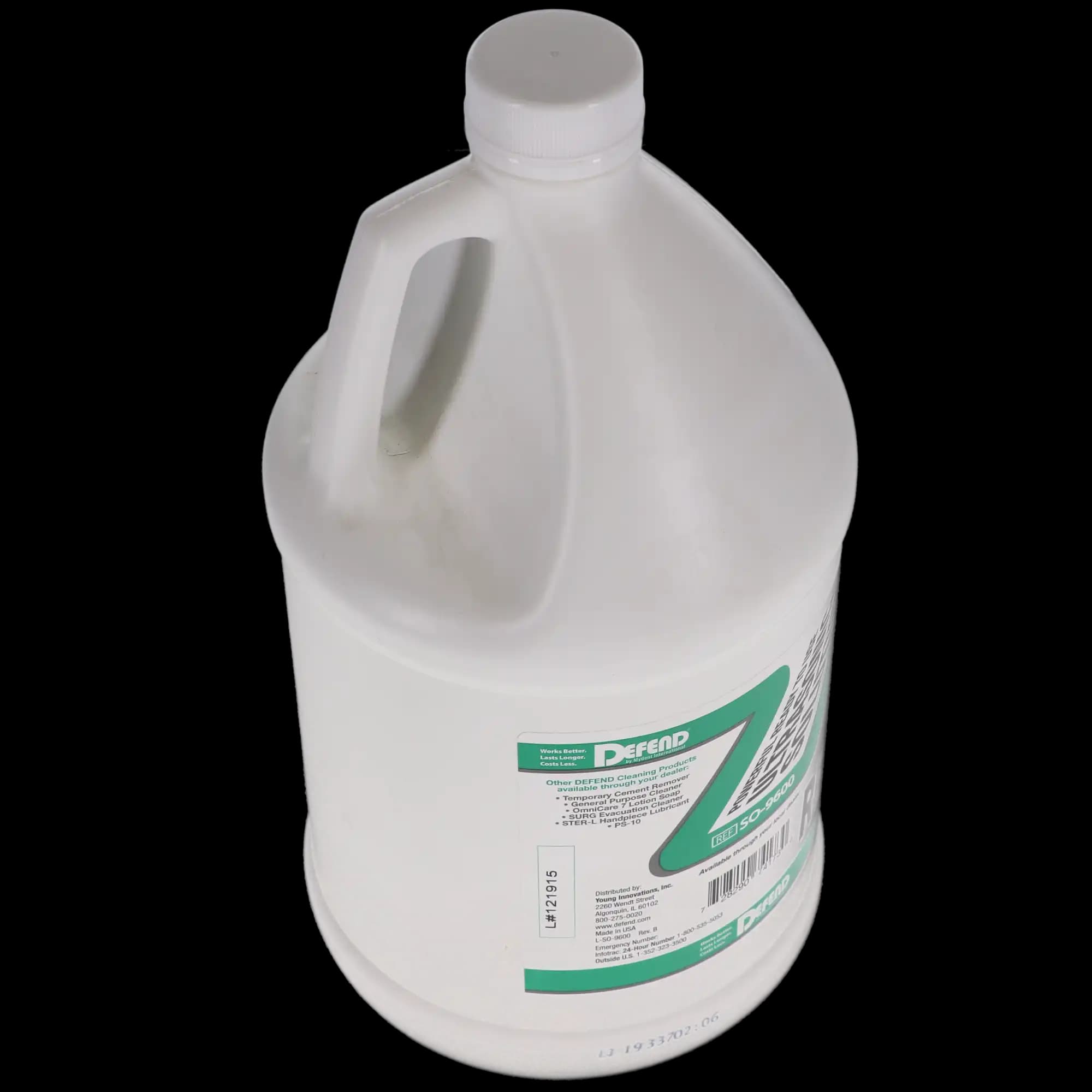 Defend Tartar and Stain Remover Ultrasonic Solution #4, Ready to Use, 1 Gallon Bottle, 1/Pk, SO9600 thumbnail 4