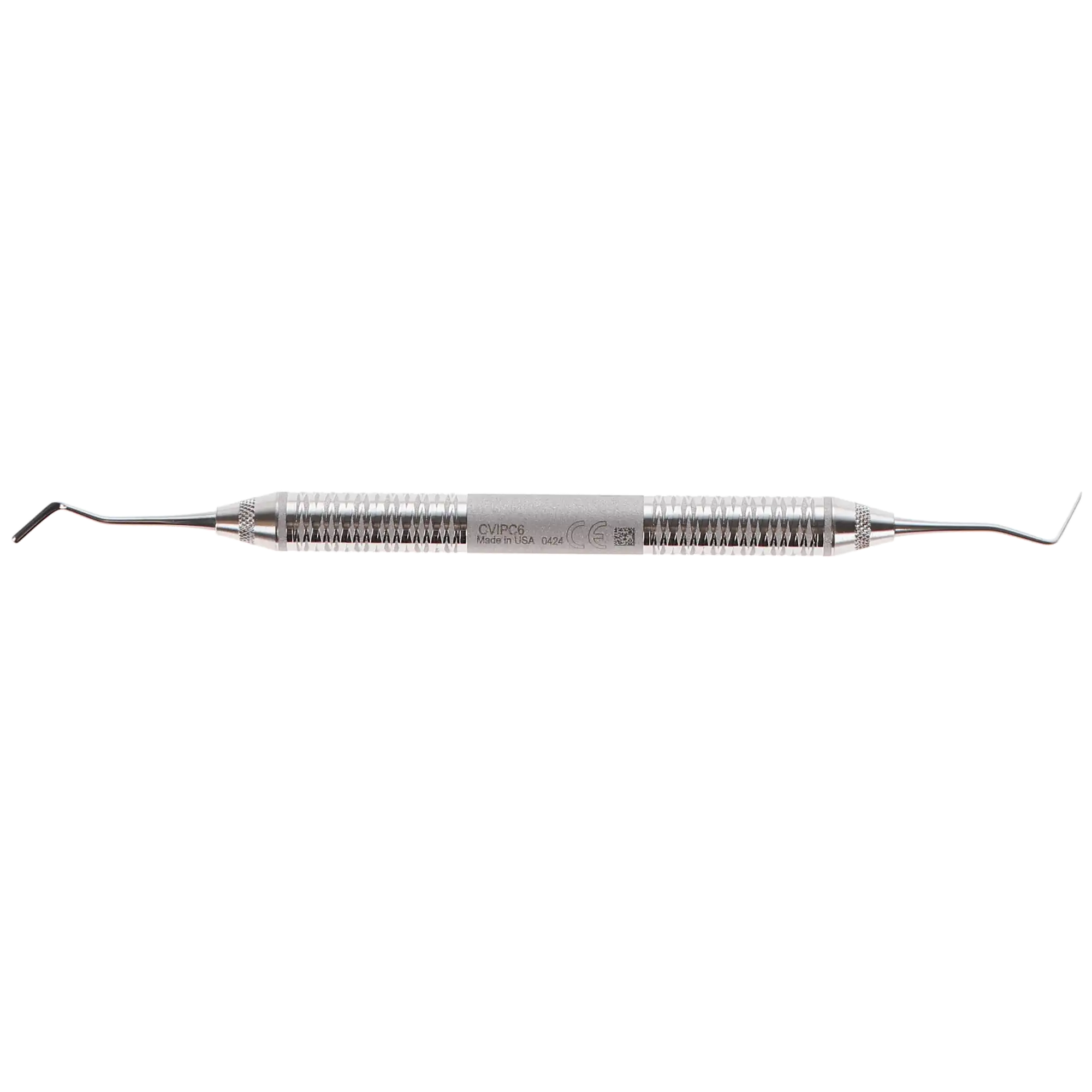 Hu-Friedy IPC Interproximal Double-Ended Carver, #6 Satin Steel Handle, CVIPC6 thumbnail 6