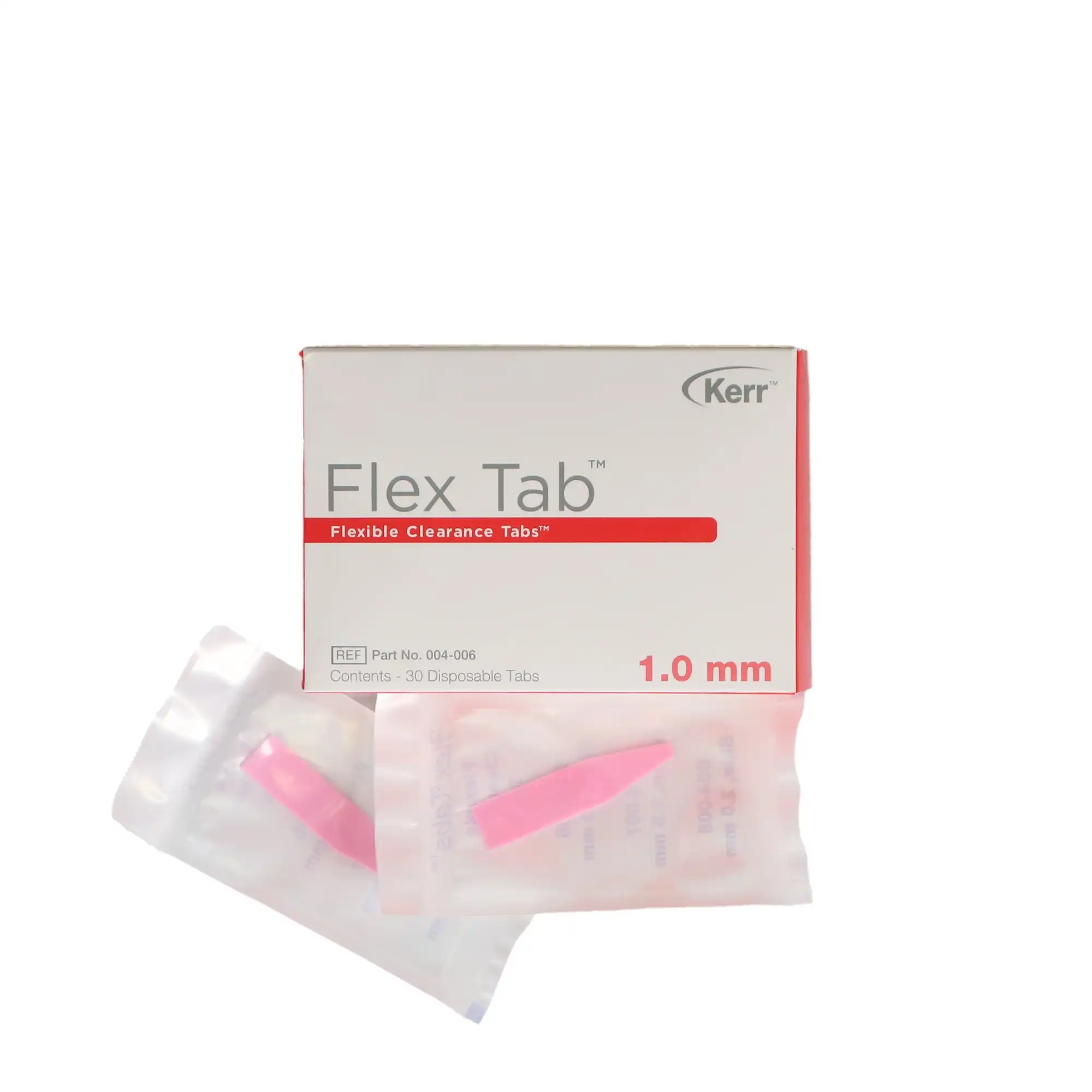 Kerr Flex Tab Flexible Clearance Tabs, 1.0 mm, Pink, 30/Pk, 004-006 thumbnail 2