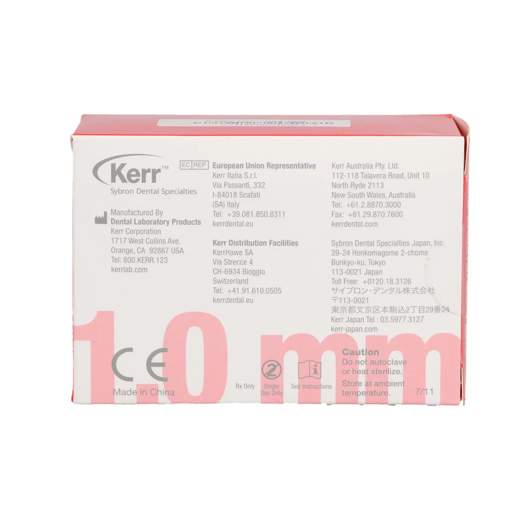 Kerr Flex Tab Flexible Clearance Tabs, 1.0 mm, Pink, 30/Pk, 004-006 thumbnail 5
