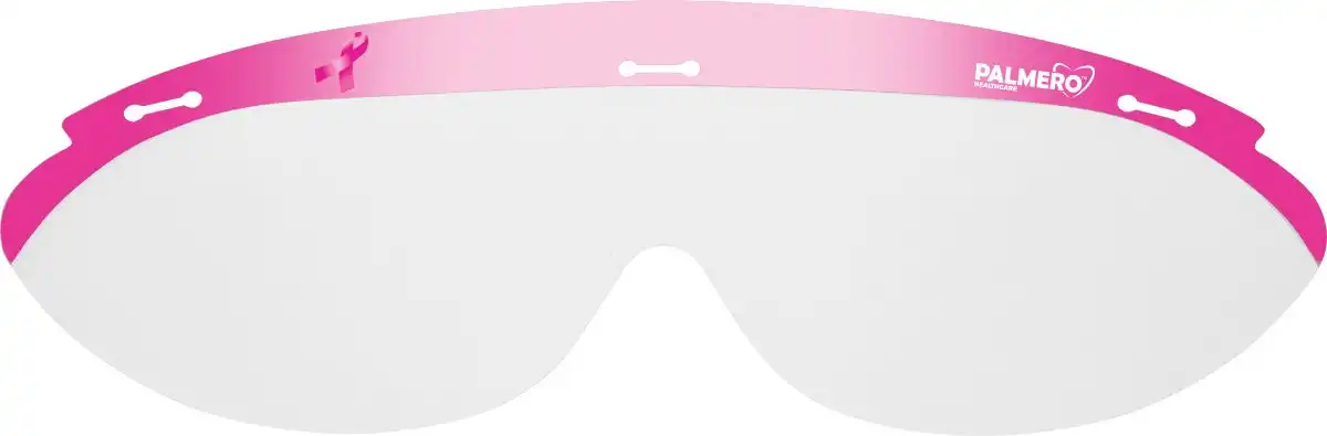 Dynamic Disposables Safety Eyewear Replacement Lens, Clear with Pink Stripe, 100/Pk, 3917 thumbnail 2