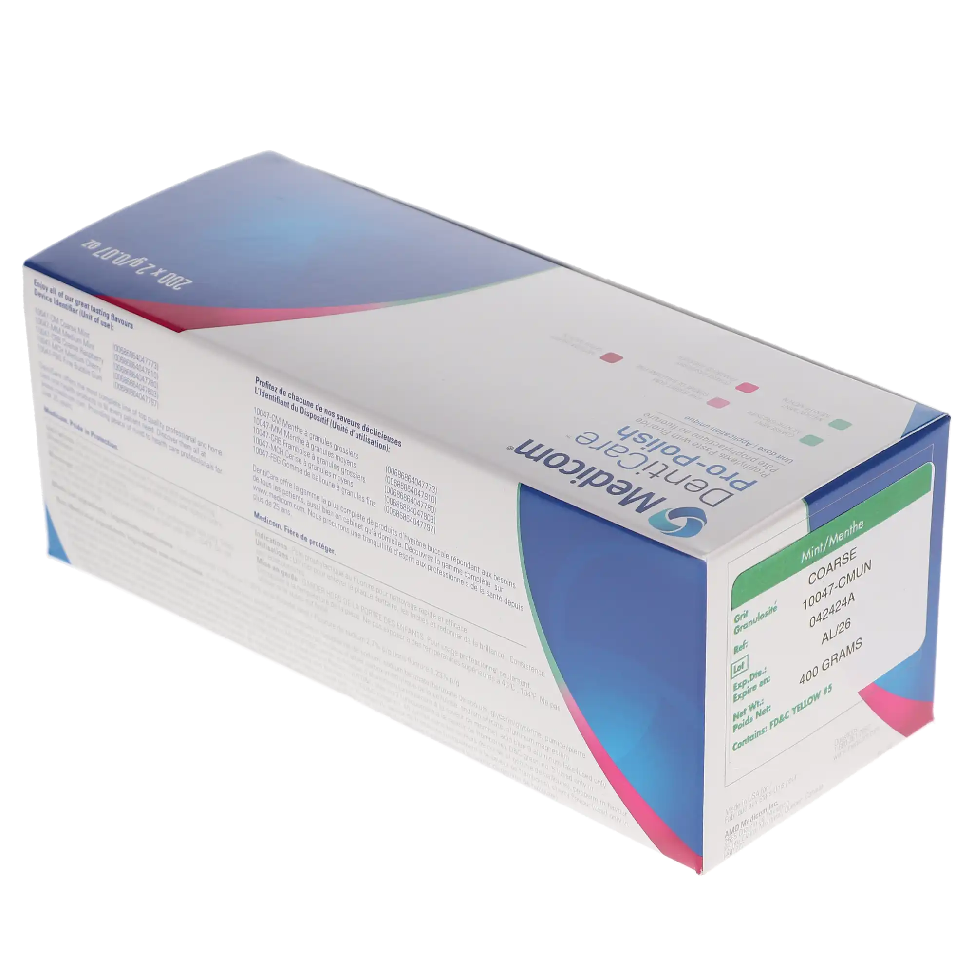 DentiCare Pro-Polish Prophy Paste with Fluoride, Coarse Grit, Mint, Unit Dose Cups, 2 g, 200/Box, 10047-CMUN thumbnail 4