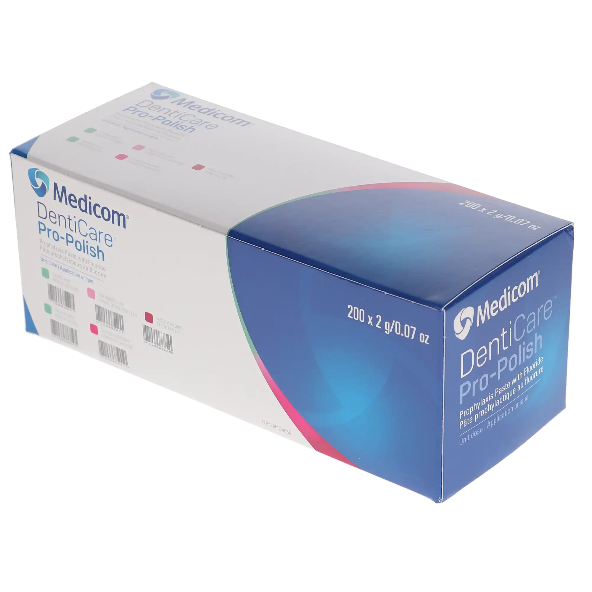 DentiCare Pro-Polish Prophy Paste with Fluoride, Coarse Grit, Mint, Unit Dose Cups, 2 g, 200/Box, 10047-CMUN thumbnail 5
