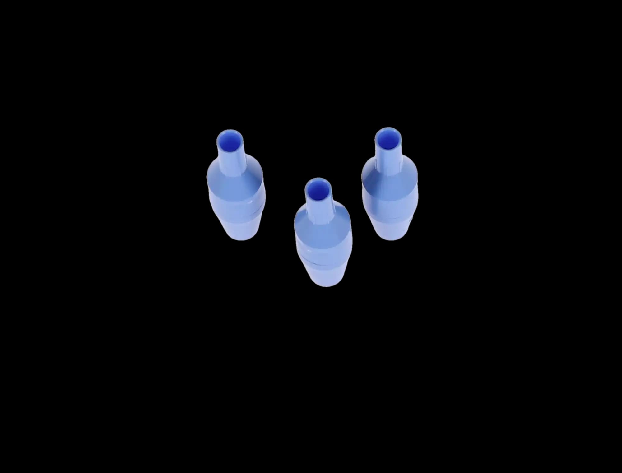 Crosstex Safe-Flo SE Valve, One-Way Backflow Prevention Valve for Saliva Ejectors, Blue, 100/Bag, M1010SUSE thumbnail 6