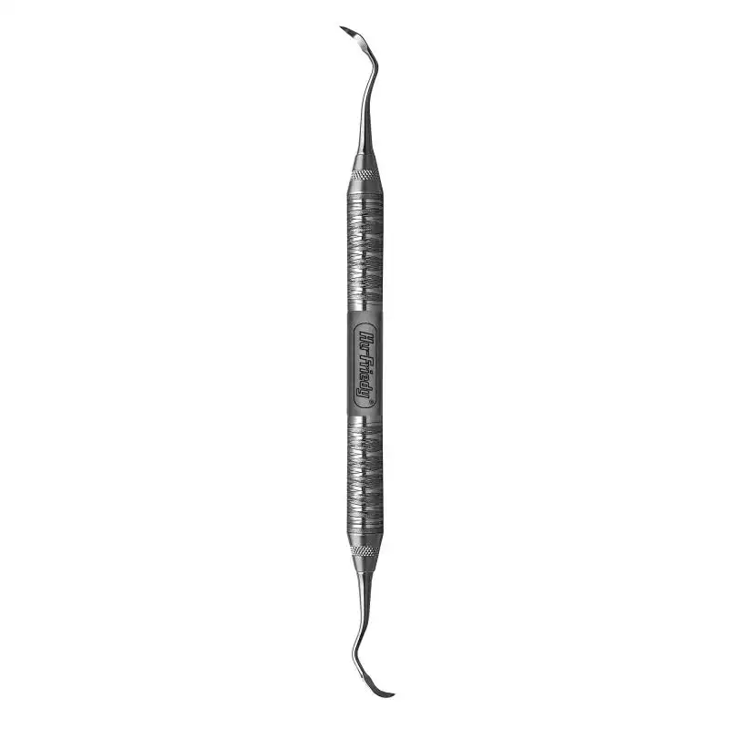 Hu-Friedy CK-6 Crane-Kaplan Sickle Scaler, Double-Ended, #6 Satin Steel Handle, 1/Pk thumbnail 2