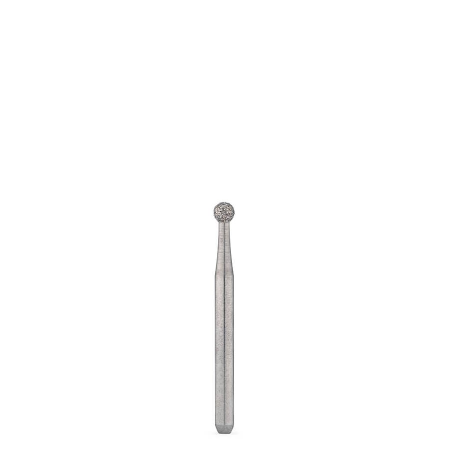 Brasseler USA 801.31.018 (M) Round Diamond Bur, 1/Pk - 801.31.018 (M) Round Diamonds - Image 1