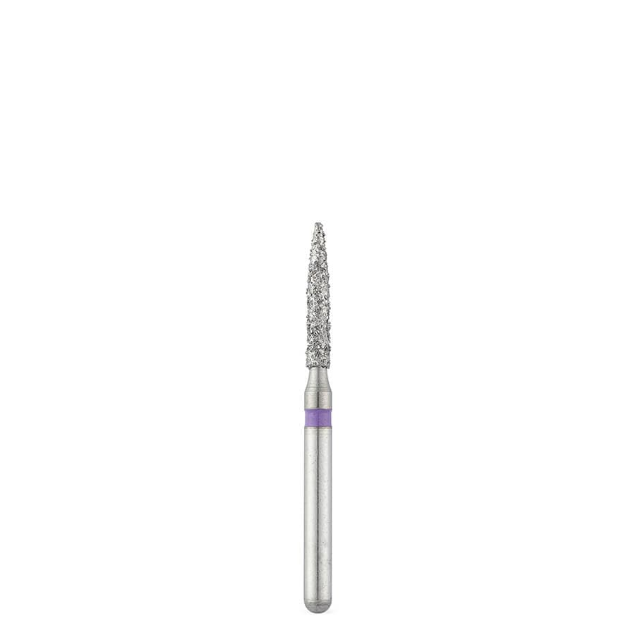 Brasseler 6862DC.31.014 FG Coarse Flame Diamond Bur, 5/Pack - 6862DC.014 Coarse Diamonds - Image 1