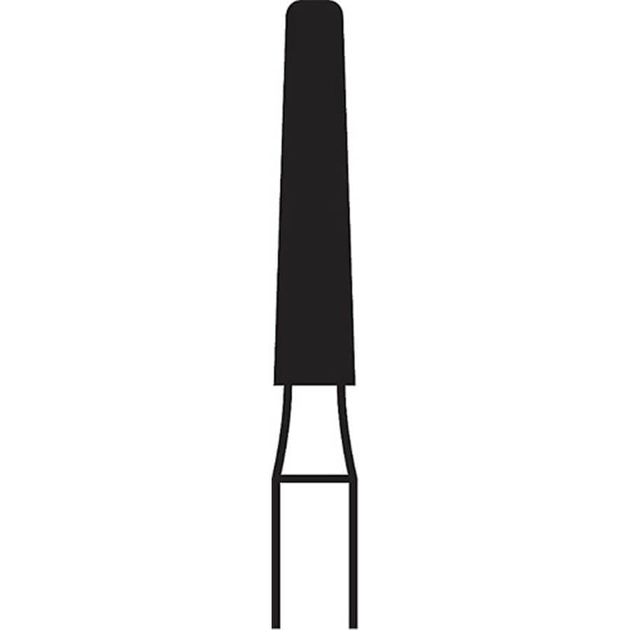 Brasseler 847KR.31.016 FG Medium Modified Flat-End Taper Diamond, 5/Pack, Size 016 thumbnail 2