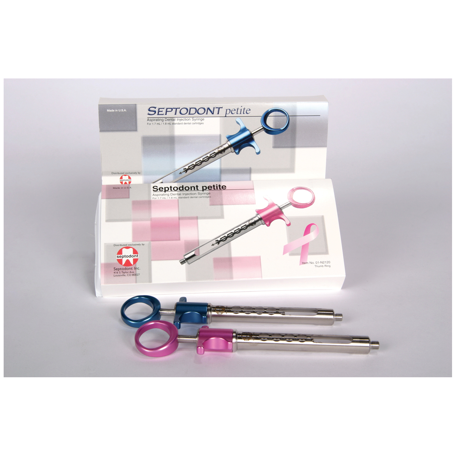 Septodont Petite Aspirating Syringe, Blue, 1/Pk, 01-N2100 thumbnail 14