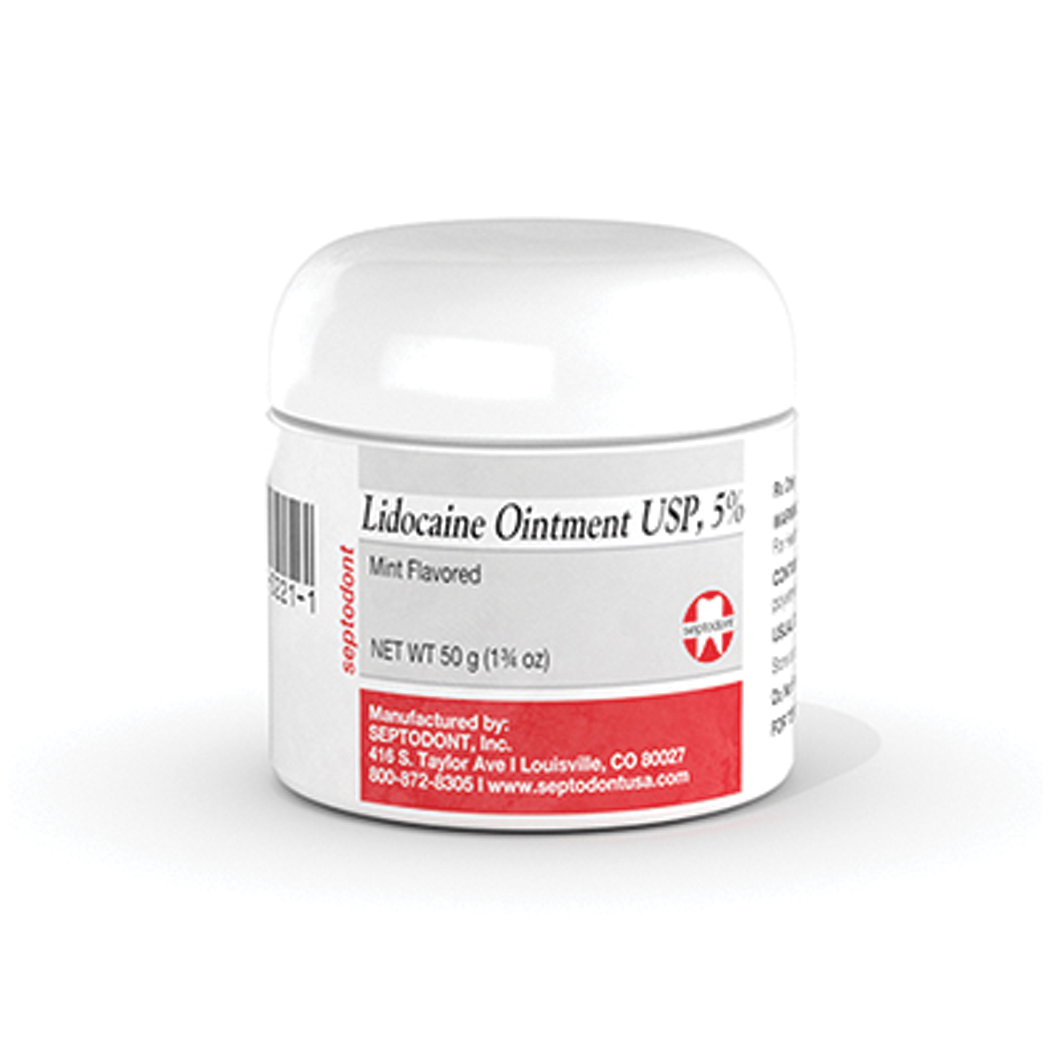 Septodont Lidocaine Ointment USP 5% Mint Flavored Topical Anesthetic, 50 g Jar, 01T0160 thumbnail 6