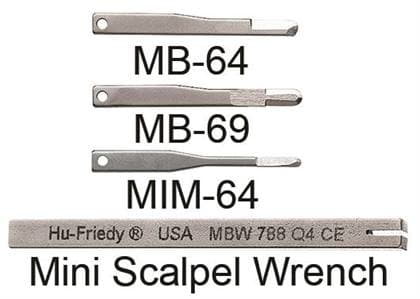 Hu-Friedy Micro-Mini and Mini Scalpel Blade Wrench, Stainless Steel, MBW thumbnail 5