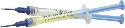 Vista Apex Porcelain Etch Etching Gel, 9.5% Hydrofluoric Acid, Standard Kit (2 x 1.2 mL Etch Syringes, 2 x 1.2 mL Silane Syringes, 25 Spira-Flo Brush Tips), 502500 thumbnail 12