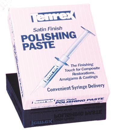 Temrex Satin Finish Polishing Paste for Composites, 4 g Syringe, 5/Pkg, 5200 thumbnail 11