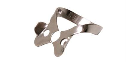 Ivory Rubber Dam Clamp #W14A, Stainless Steel, Wingless, Large Partially Erupted Molar, 1/Pk, 50057556 thumbnail 8