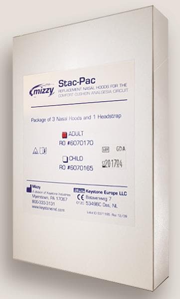 Keystone Comfort Cushion Stac-Pac Nasal Hoods, Child, 3/Pack, 6070165 thumbnail 4