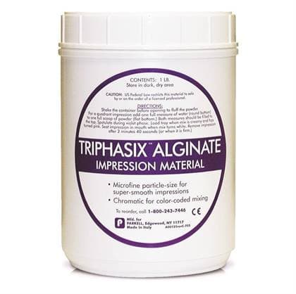 TriPhasix Chromatic Alginate Impression Material, French Vanilla, 1 lb Can with Scoop, S400 thumbnail 8