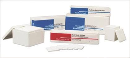 Sion Brands Cotton-Filled Exodontia Sponge, 2" x 2", 8-Ply, Non-Sterile, 5000/Case (25 Sleeves of 200) thumbnail 2