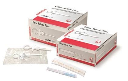 Septodont Ultra Safety Plus Twist XL Sterile Single-Use Self-Aspirating Syringe Handles, 50/Box - Ultra Safety Plus Sterile Single Use Handles (50) - Image 1