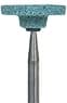 Shofu Dura-Green Stones, HP Straight Handpiece, WH6 Wheel Shape, ISO #130, Green, Silicon Carbide, 12/Pkg, 0048 thumbnail 10