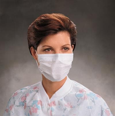 Halyard SoSoft Fog-Free Procedure Earloop Mask, ASTM Level 1, White, 50/Box thumbnail 2