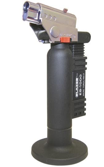Taub Blazer ES-1000 Angle Head Micro Torch, Red, Refillable Butane, 8g Capacity - Taub Blazer ES-1000 Angle Head Micro Torch - Image 1