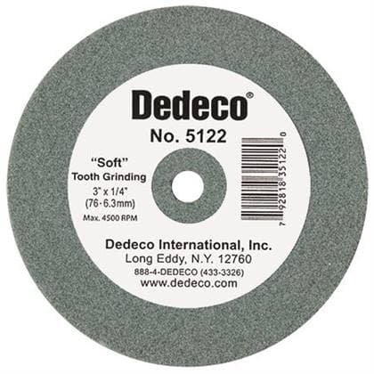 Dedeco Acrylic Base Plate Lathe Wheel, 3" x 1/4", Green, Coarse, 1/Pk, 5137 thumbnail 9
