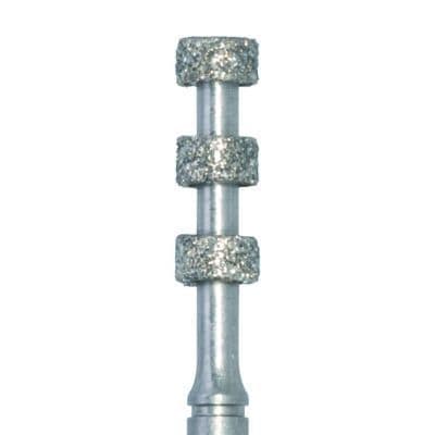 Meisinger 834-021-FG Diamond Depth Cutter Bur, Medium Grit, Blue Ring, Friction Grip, 2.1 mm Head Diameter, 6.0 mm Head Length, 5/Pkg thumbnail 7