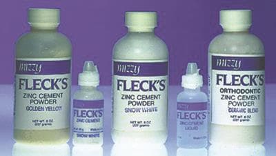 Fleck's Zinc Phosphate Cement Powder, Yellow, 29 g Bottle, 6050300 thumbnail 11
