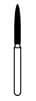 NTI FG Diamond Bur, Medium Grit, Flame Shape, Friction Grip, #863-014 (M863-014), 5/Pkg thumbnail 6