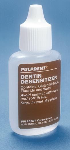 Pulpdent Dentin Desensitizer, 5% Glutaraldehyde with Fluoride, 12 mL Bottle, DES thumbnail 9