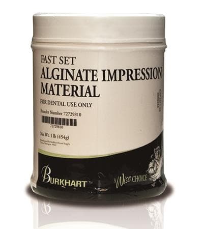 Burkhart Alginate Fast Set Impression Material, Spearmint, 1 lb Can - Alginate Fast Set 1 Lb Can - Image 1