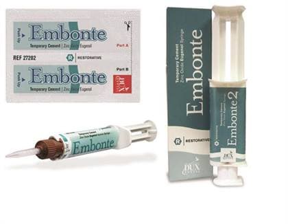 Embonte+ Zinc Oxide Eugenol Temporary Dental Cement, Dual Barrel Syringe, 20 g, 27200DX thumbnail 11
