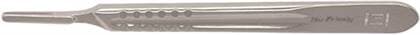 Hu-Friedy Scalpel Handle #4, Stainless Steel, 5.3" Length, 10-100-04 thumbnail 4