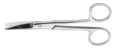 Miltex Wagner Plastic Surgery Scissors, Curved, 4-3/4" (12 cm), Stainless Steel, Sharp/Sharp Tips, 1 Each thumbnail 3
