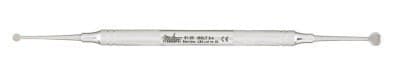 Miltex #2/4 Molt Bone Curette, Double-Ended, 3.6mm & 7mm Spoons, 440A Stainless Steel, Octagonal Handle - Miltex #2/4 Molt Bone Curette DE - Image 1
