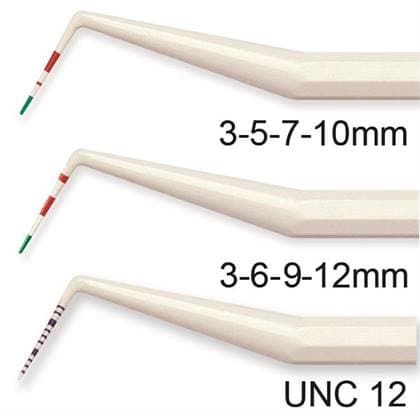 Periowise Periodontal Probe, UNC 12, Single End, Color-Coded, 3/Pk, 9006120 thumbnail 10