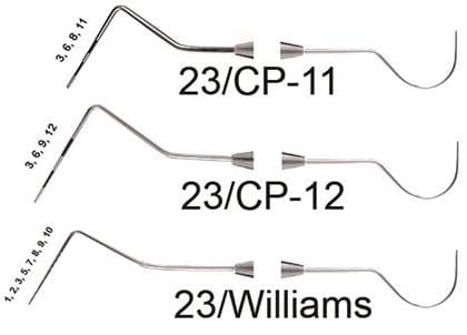 Expro DE #23/Williams Probe, Color-Coded, Standard Handle - Expro DE #23/Williams Probe (color coded) Std Hdl - Image 1