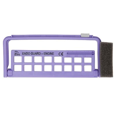 Zirc Steri-Endo Guard Engine, Neon Purple, Holds 11 Engine & 5 Hand Files, Autoclavable, 50Z452R thumbnail 4