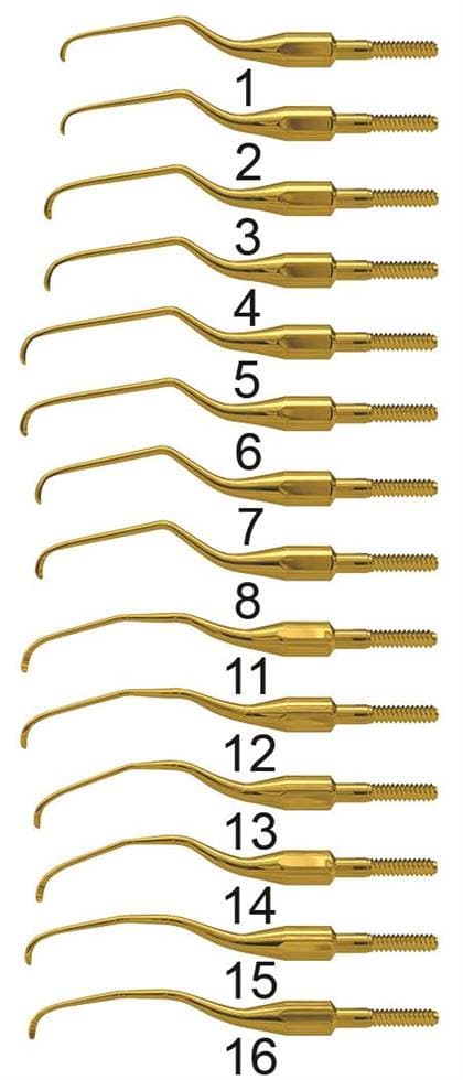 XP Squared Technology Quik-Tip Gracey Deep Pocket 1 Curette, 3MM Extended Shank, Cone Socket, 440A Stainless Steel, AEGDP1XPQT thumbnail 3