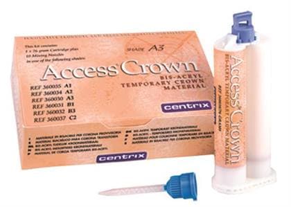Access Crown® Temporary Crown and Bridge Material, Bis-Acryl, Shade A3, 76g Cartridge Refill with 10 SuperMixer™ Nozzles, 360030 thumbnail 15