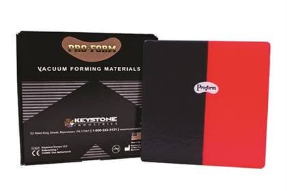 Pro-Form Dual-Color Mouthguard Laminate, Black/Blue, 5" x 5" (127x127mm), 0.160" (4mm), 12/Box, 9598430 thumbnail 4