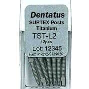 Dentatus Surtex Classic Titanium Post Refill, Long (L2), 1.20mm x 11.8mm, 12/Bx, TST-L2 thumbnail 7