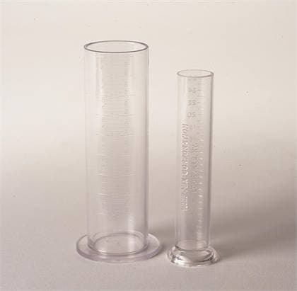 Whip Mix Plastic Water Graduate, 100 mL, 2 mL Graduations, 05630 thumbnail 3