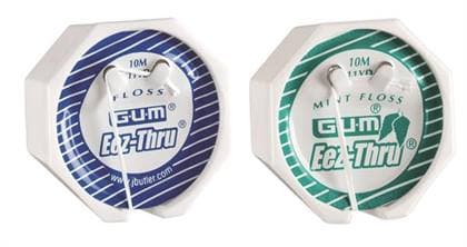 GUM Eez-Thru Comfort Slide Floss, Mint, Patient Size 4 yd, 144/Bx thumbnail 5