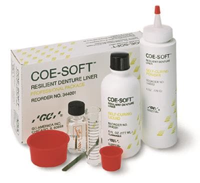 Coe-Soft Resilient Denture Reline Material Liquid Refill, 1 Quart (32 oz) Bottle, Clear, 344092 thumbnail 9