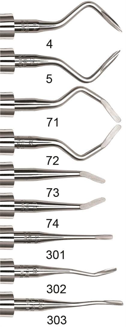 Hu-Friedy #4 Schmeckebier Apexo Elevator, Left Angle, #510 Large Tapered Hexagon Handle, Single End, E4 thumbnail 7