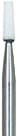 Shofu Dura-White Stones, FG, Tapered Cylinder TC1, ISO #020, White, Aluminum Oxide, 12/Pk, #0249 thumbnail 11