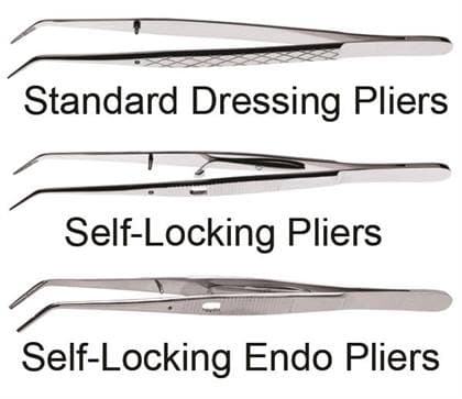 Burkhart Premium Self-Locking Endo Pliers, Stainless Steel, Made in Germany - Self-Locking Endo Pliers Premium - Image 1