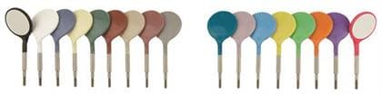 Zirc Crystal HD Plastic Mouth Mirror Head, #5 Cone Socket, Assorted Pastel, 12/Pkg, 50Z372-Pstl thumbnail 14