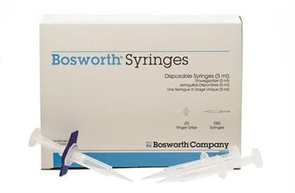 Keystone Industries Disposable Plastic Impression Syringes, 5 ml, Pre-Bent Tip, 50/Box, 0921867 thumbnail 5
